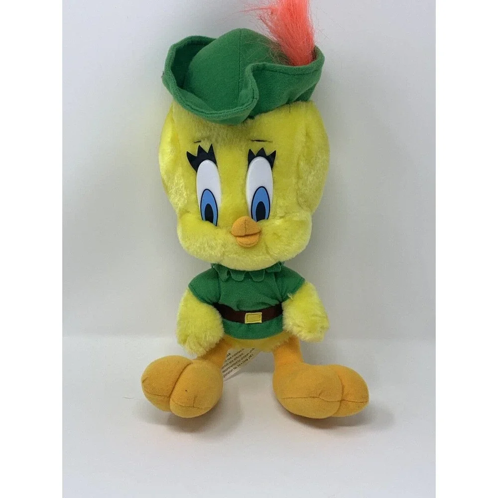 VINTAGE Tweety Bird Plush Robin Hood Peter Pan Warner Bros 1997 Looney Tunes 13